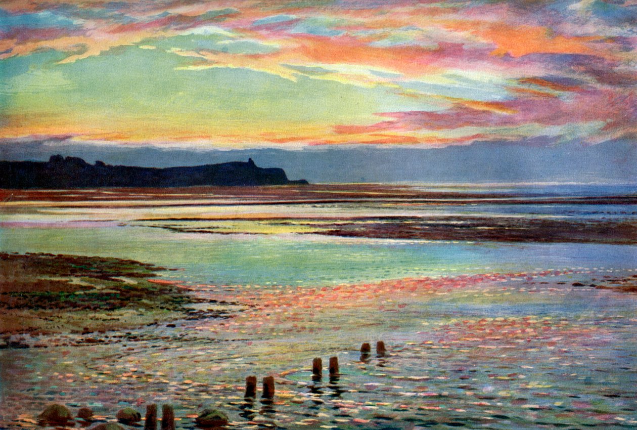 La boca del río Doon, Escocia, 1924-1926 de F. C. Varley