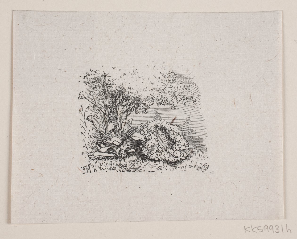 Ilustración para "Las últimas horas", poema de H. J. Greensteen de F. Hendriksen