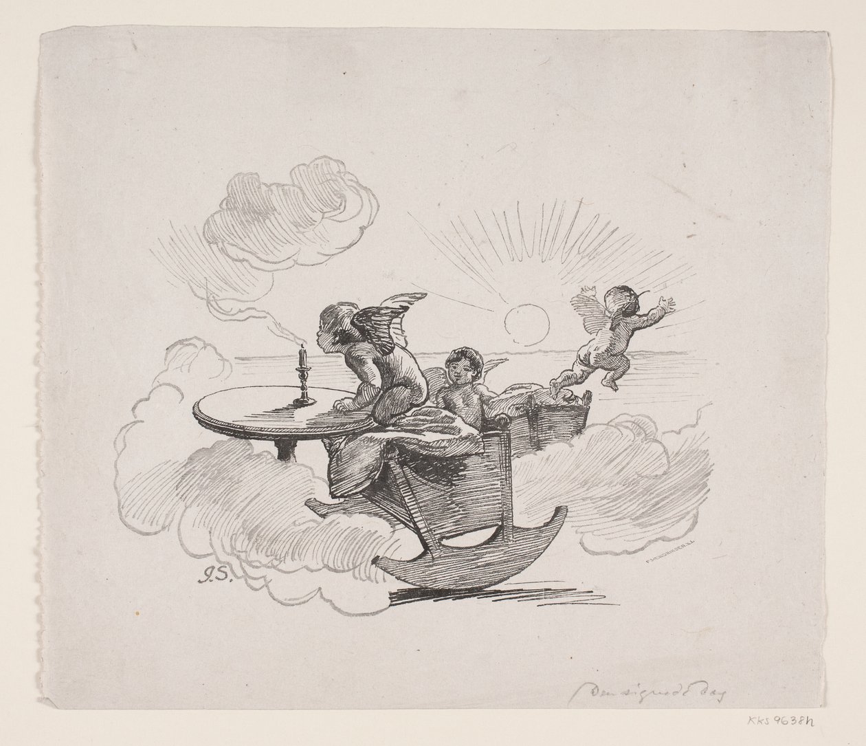 Ilustración para Grundtvig: "El día firmado" de F. Hendriksen