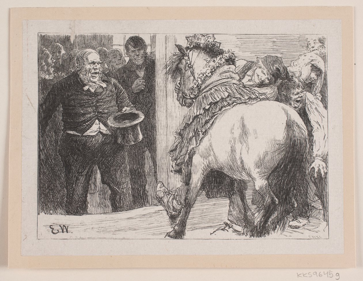 Ilustración para "Herremandsbruden" de F. Hendriksen