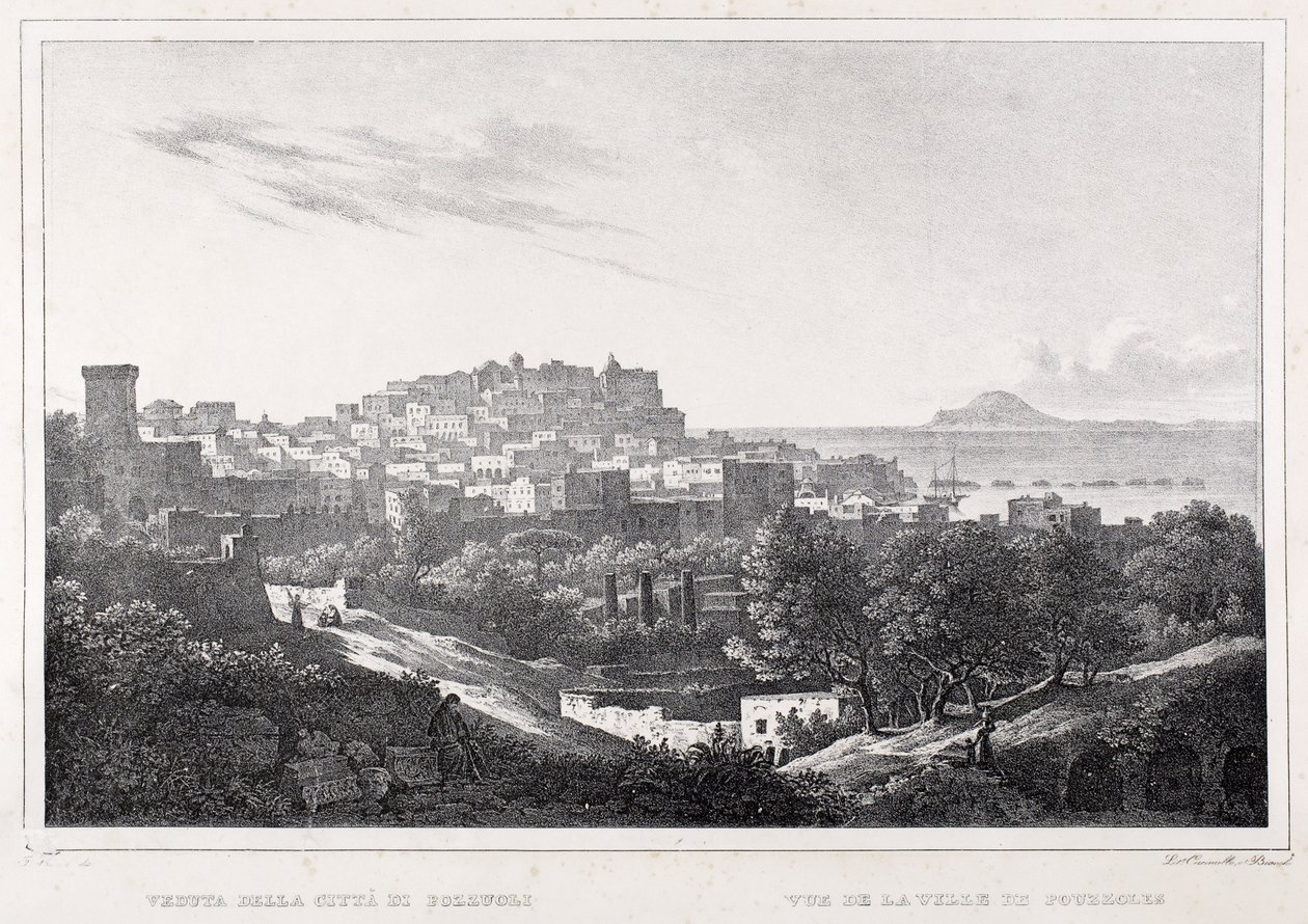 Vista de la ciudad de Pozzuoli de F. Homer