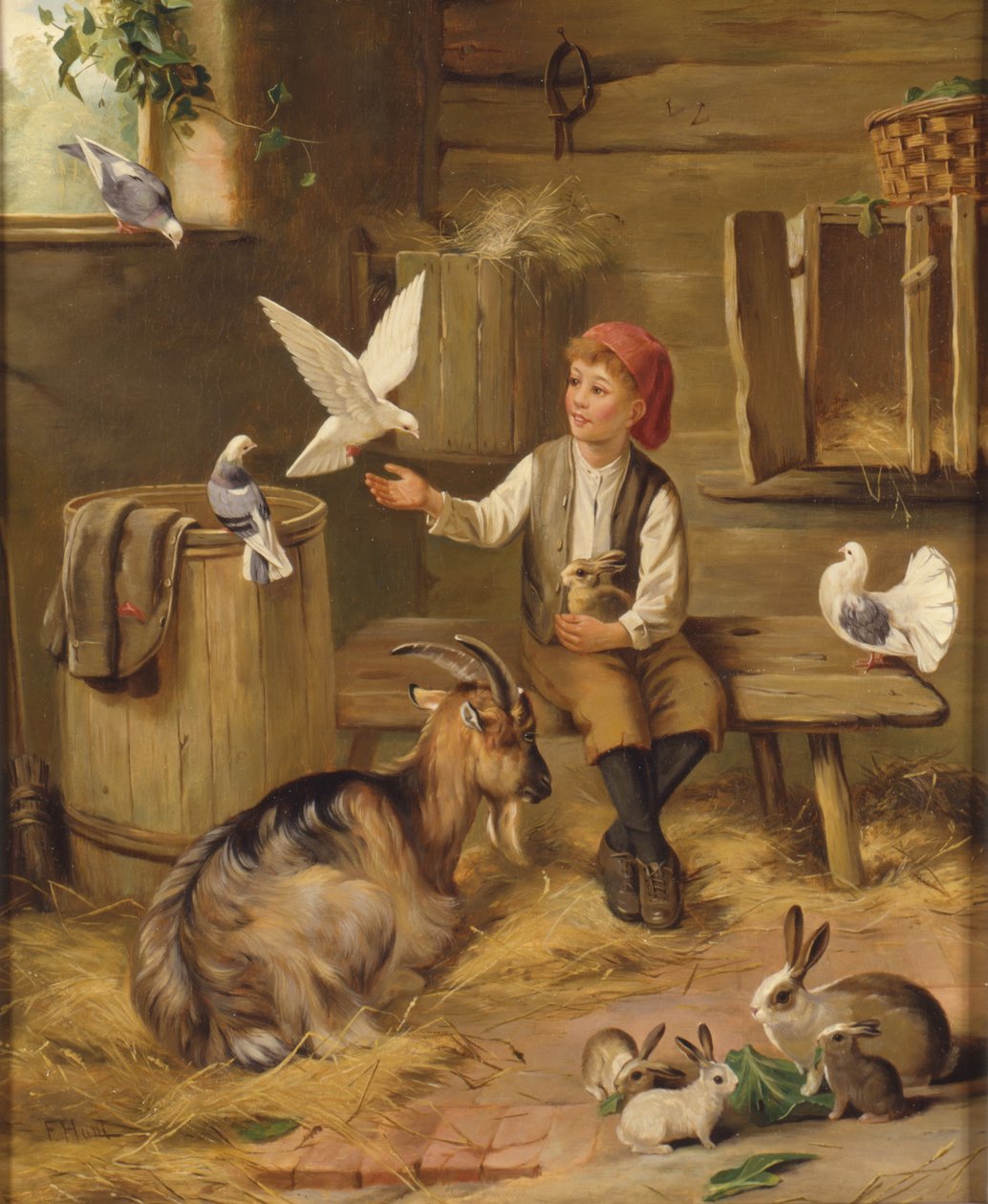 Amigos de la granja de F. Hunt