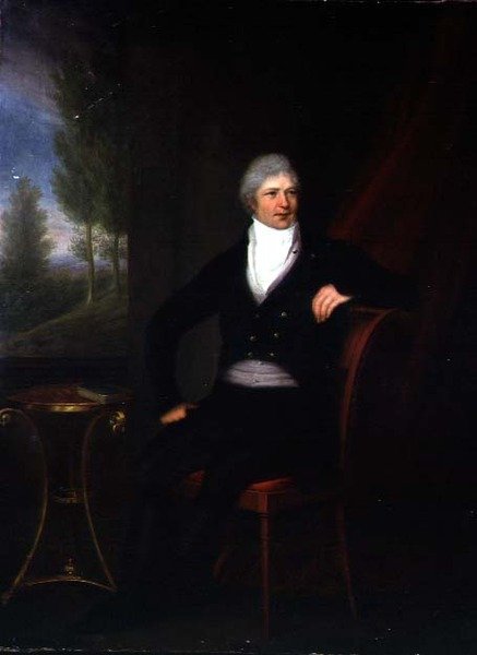Retrato de un Caballero Sentado junto a una Ventana de F. Landsberg