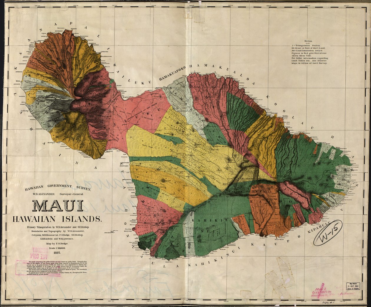 LC Hawaii ; 12 Disponible también en el sitio web de la Biblioteca del Congreso como imagen rasterizada de F. S.; Alexander Dodge
