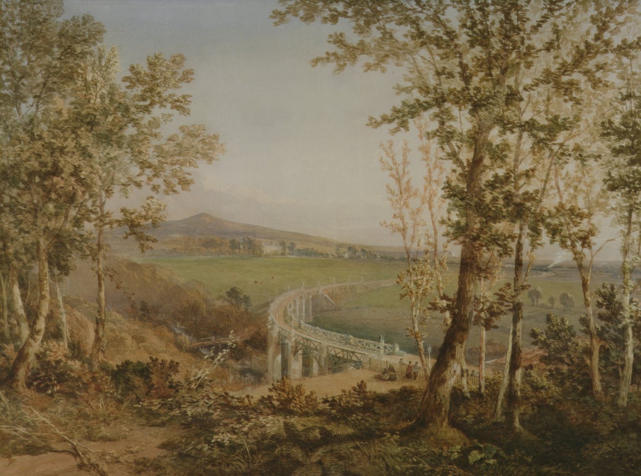 Vista del Mismo Viaducto Ferroviario Desde Arriba de F. S. Cook