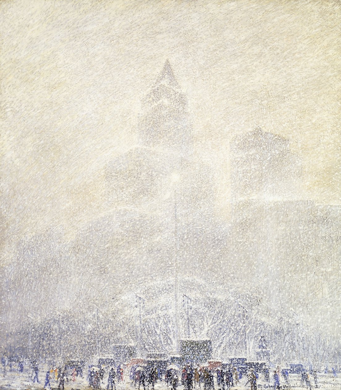 Luz eterna, Madison Square, invierno de F. Usher de Voll