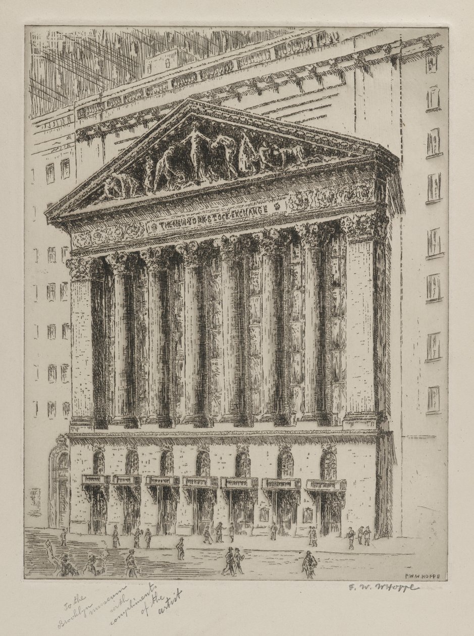 La Bolsa de Valores de Nueva York de F. W. W. Hoppe