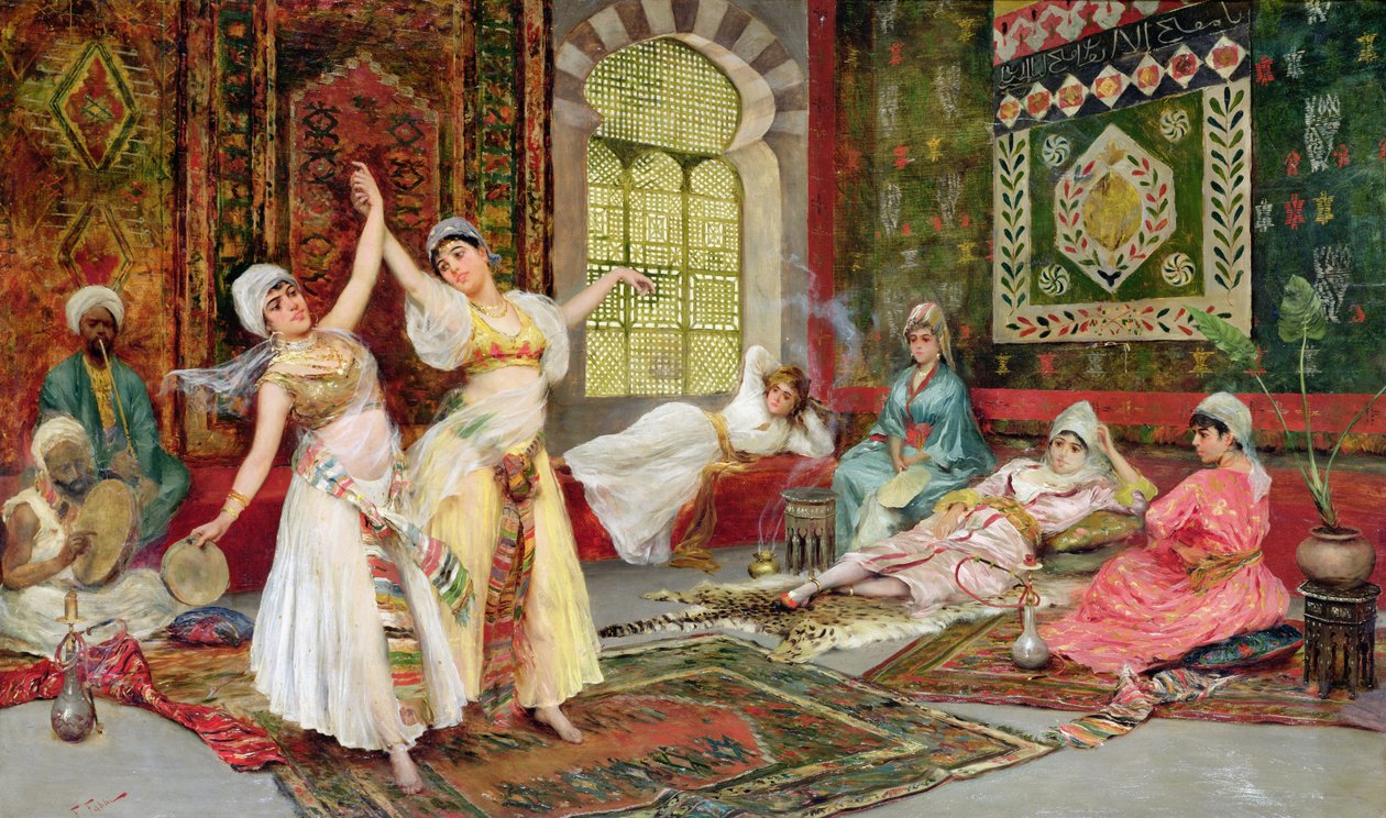 Dancing Girls (óleo sobre lienzo) de Fabio Fabbi