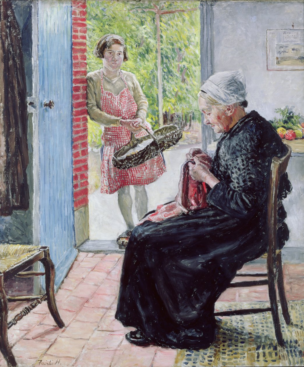 En la cabaña de paja, 1921 de Fairlie Harmar