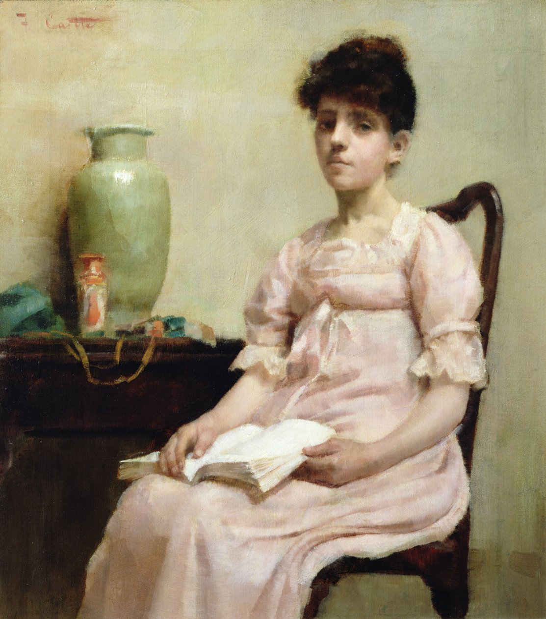 Dama Leyendo de Fanny Caille