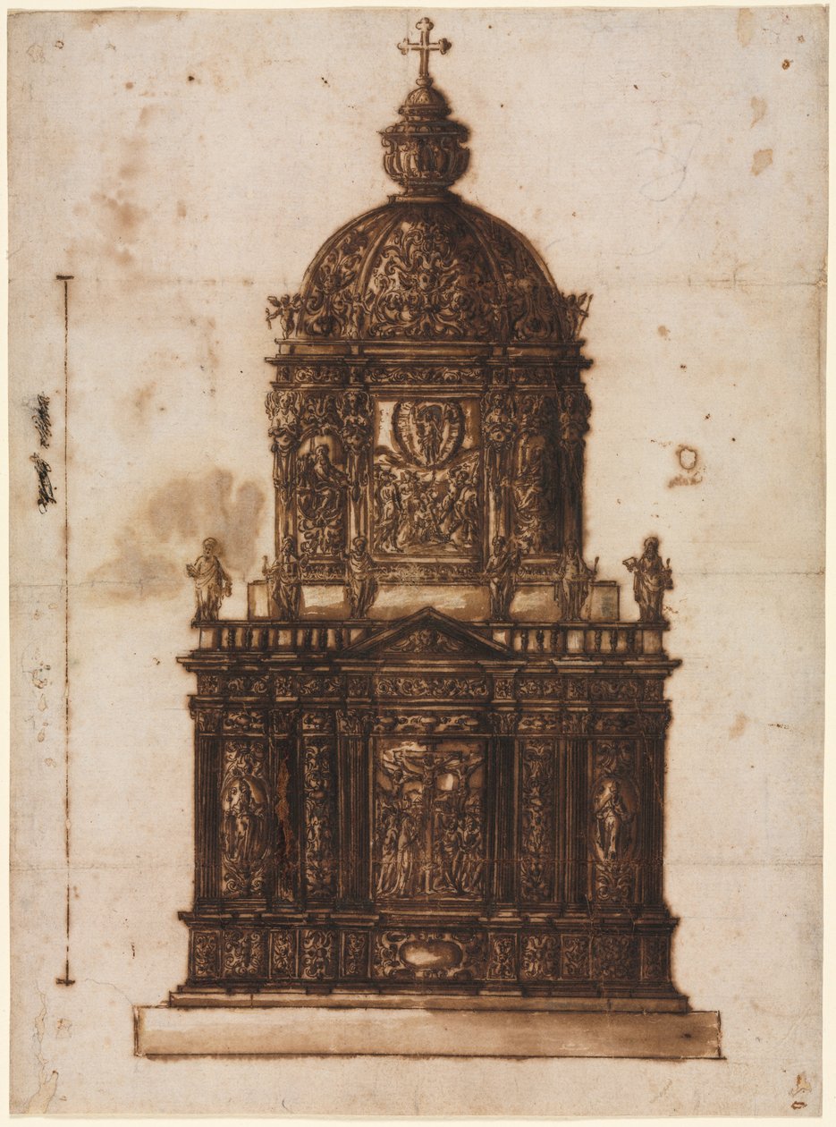 Diseño para un Ciborio, 1600s de Fantoni Family Workshop