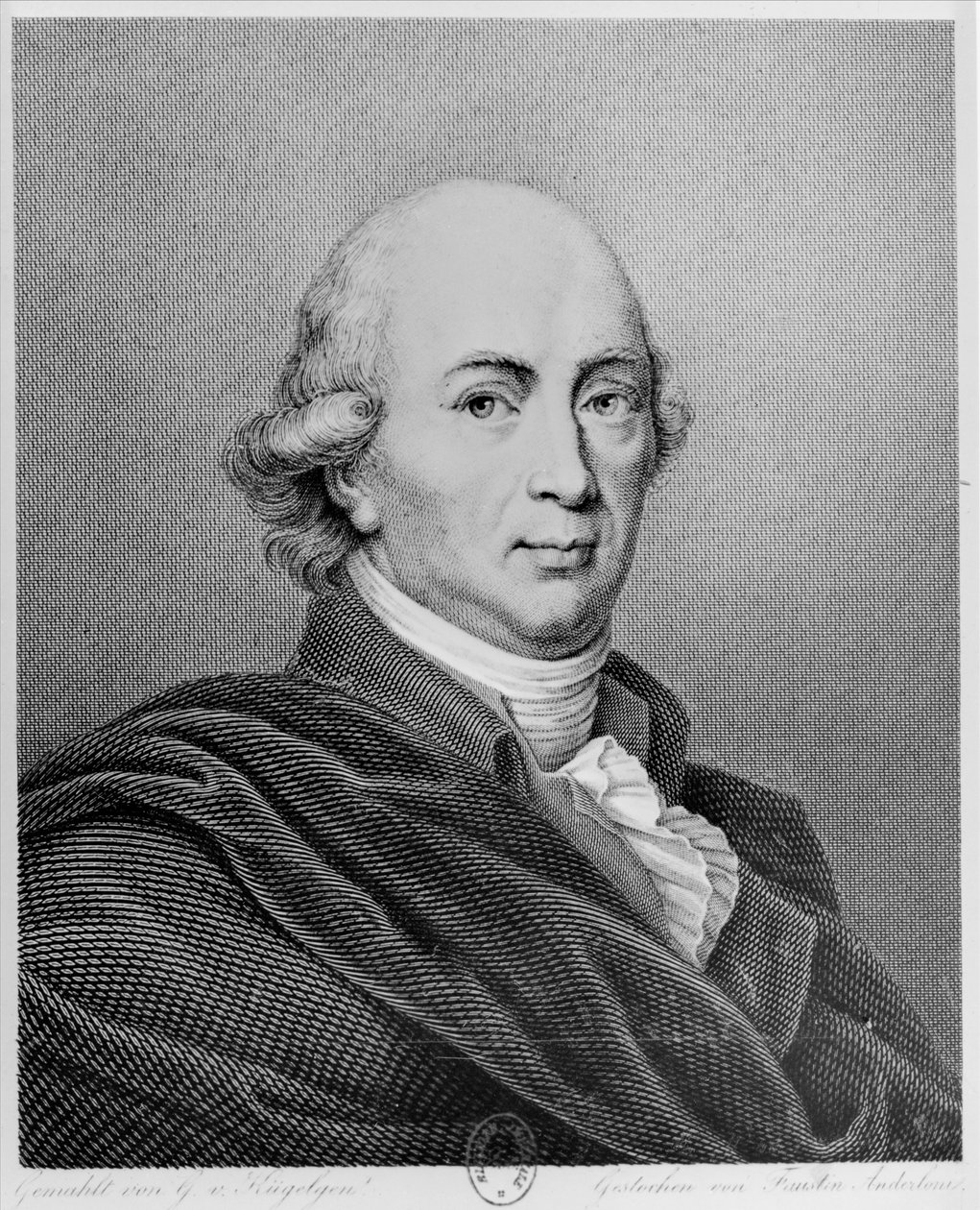 Retrato de Johann Gottfried Herder de Faustino Anderloni