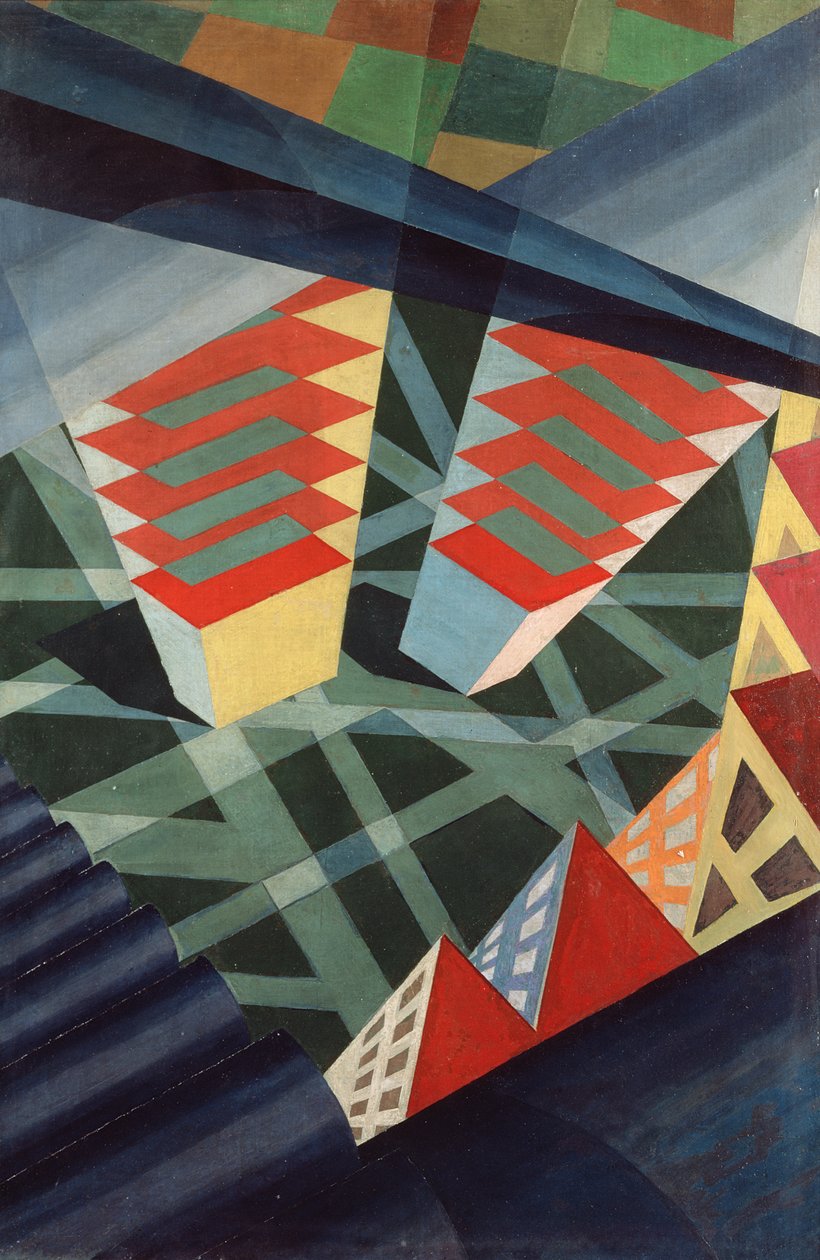 Perspectivas en vuelo, c.1926 de Fedele Azari