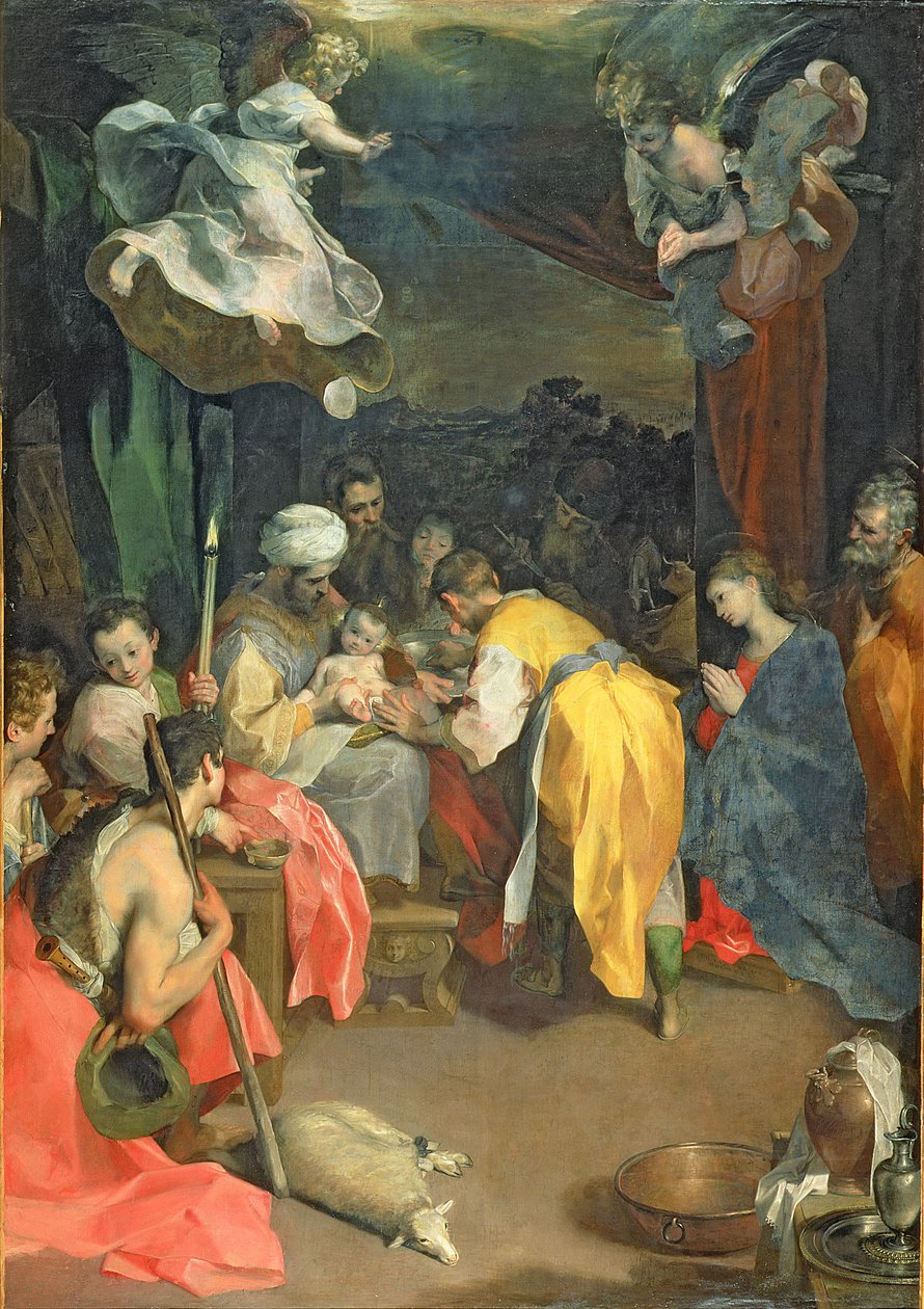 La Circuncisión de Cristo (detalle) de Federico Fiori Barocci or Baroccio