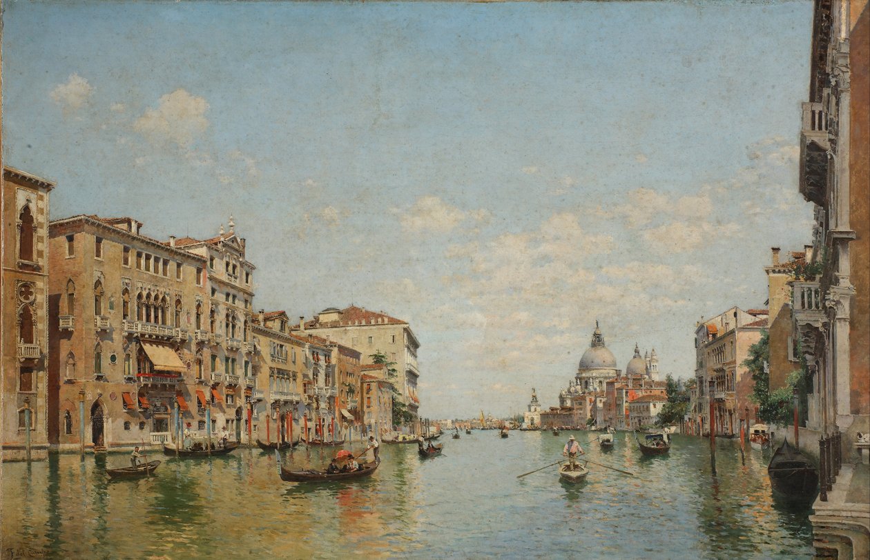 Vista del Gran Canal de Venecia de Federico del Campo