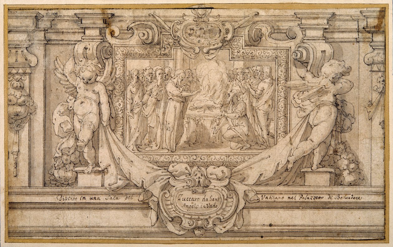 La Pascua de Federico (studio of) Zuccaro