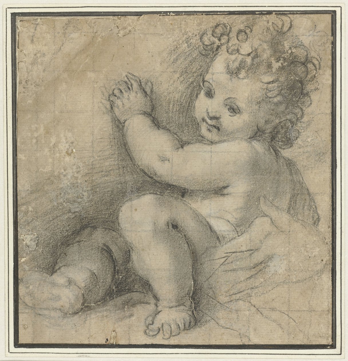 Niño Jesús de la mano de María de Federico Barocci