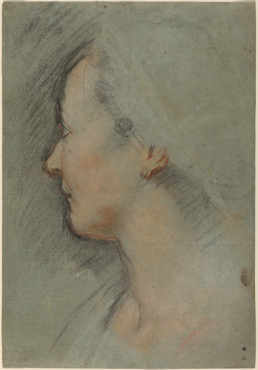 Cabeza de una Mujer de Federico Barocci