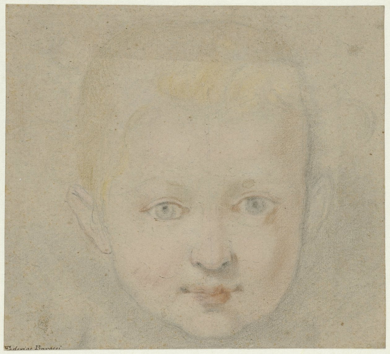 Cabeza de niño de Federico Barocci
