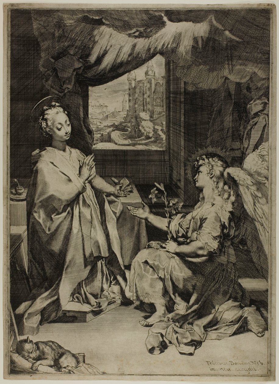 La Anunciación de Federico Barocci