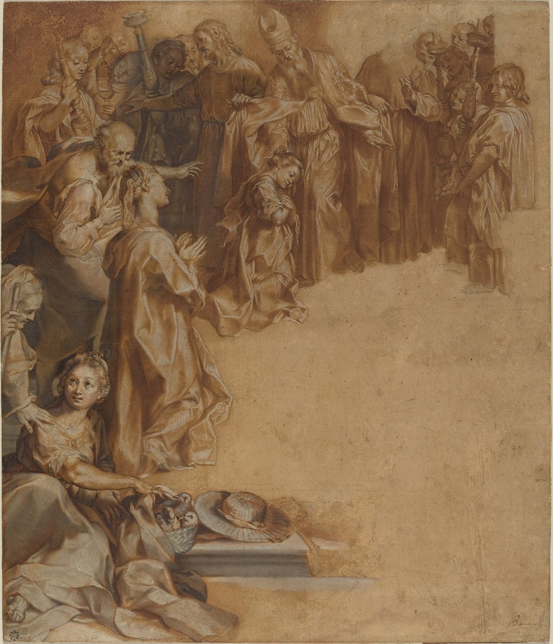 La presentación de la Virgen en el templo de Federico Barocci