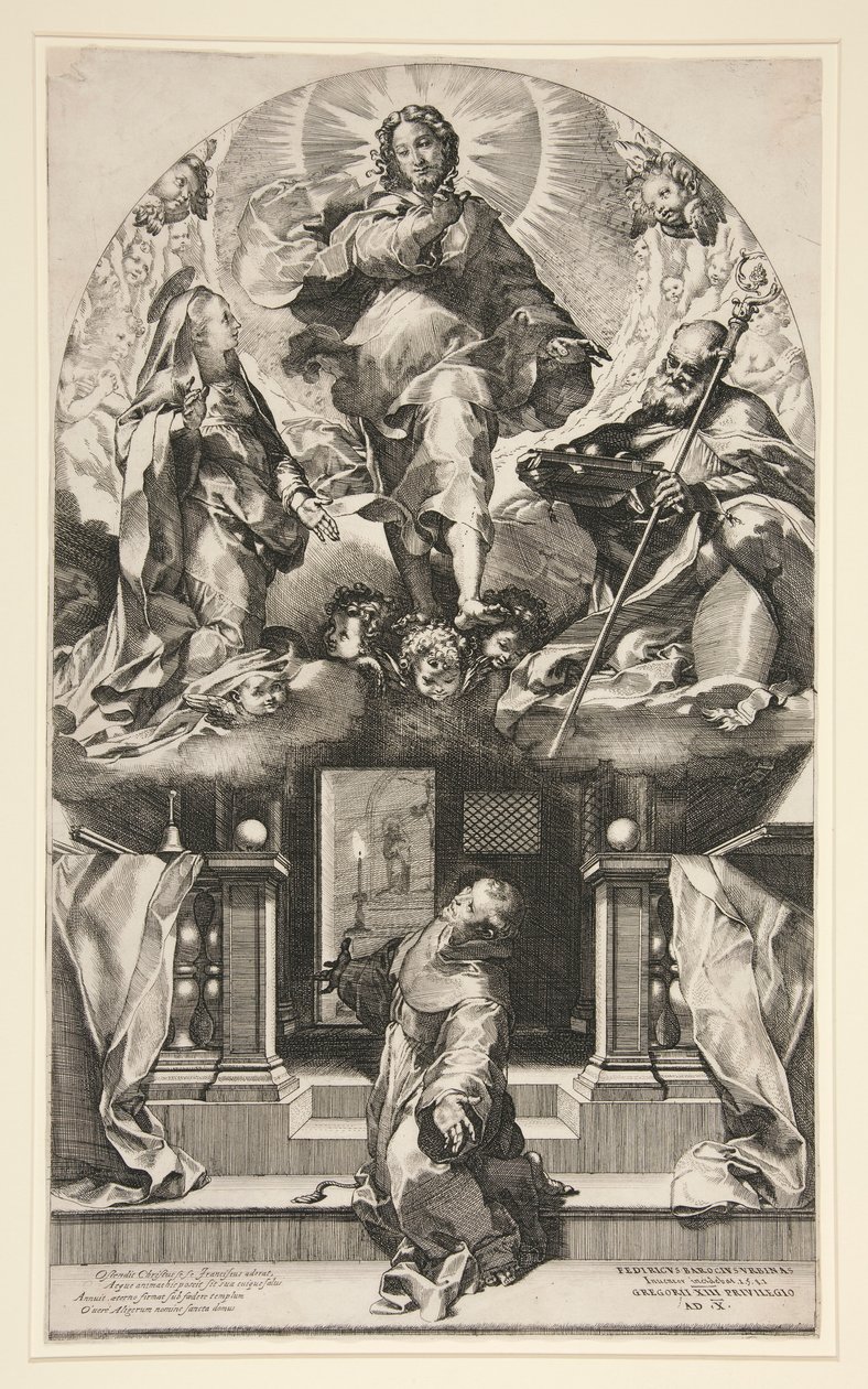 La Visión de San Francisco (El Perdón de San Francisco) de Federico Barocci
