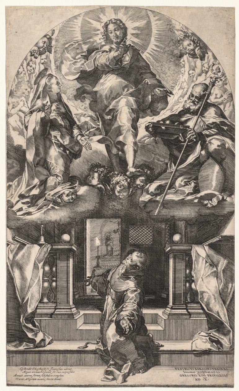 La visión de San Francisco, 1581 de Federico Barocci