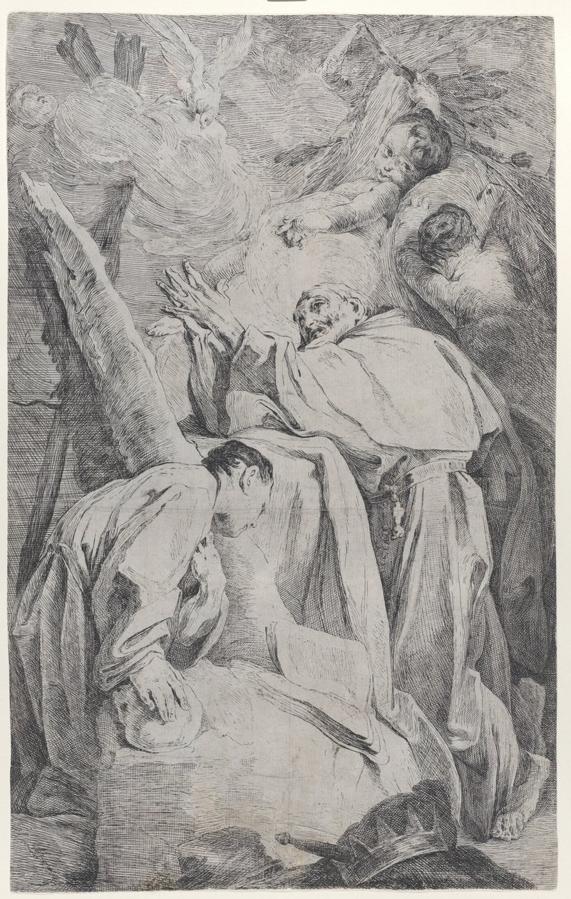 Éxtasis del Beato Piero Gambacorti de Pisa, ca. 1725-28 de Federico Bencovich