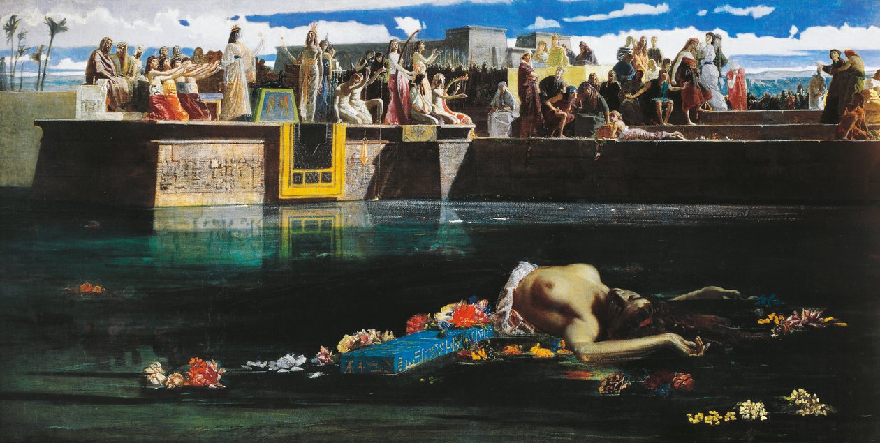 El sacrificio de una virgen al Nilo de Federico Faruffini