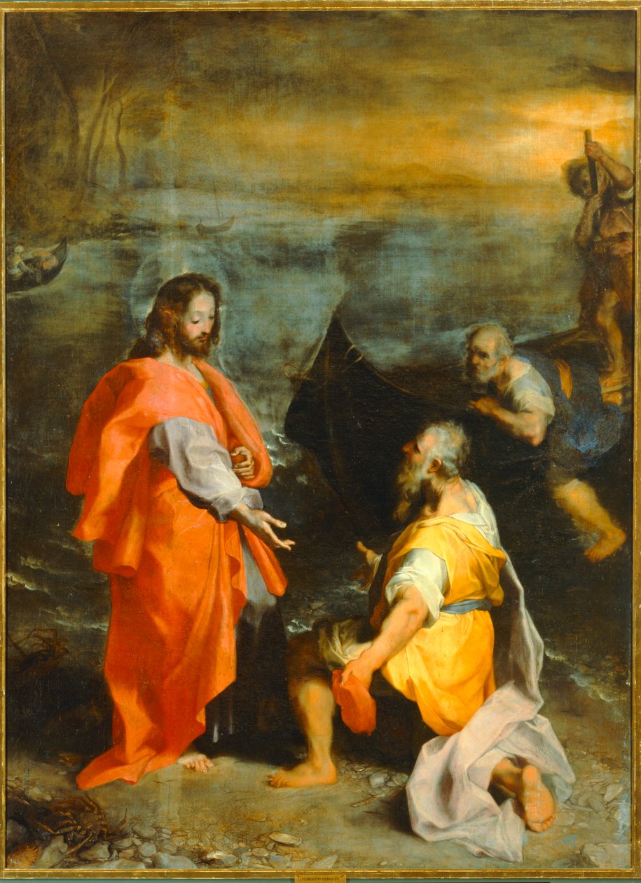 Cristo y los pescadores de Federico Fiori Barocci or Baroccio