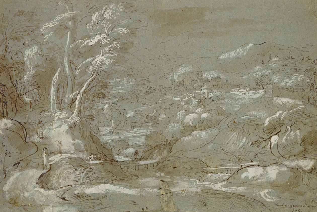 Paisaje de Federico Fiori Barocci or Baroccio