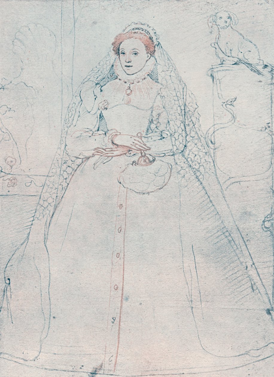 Isabel I, Reina de Inglaterra e Irlanda, 1575 de Federico Zuccaro