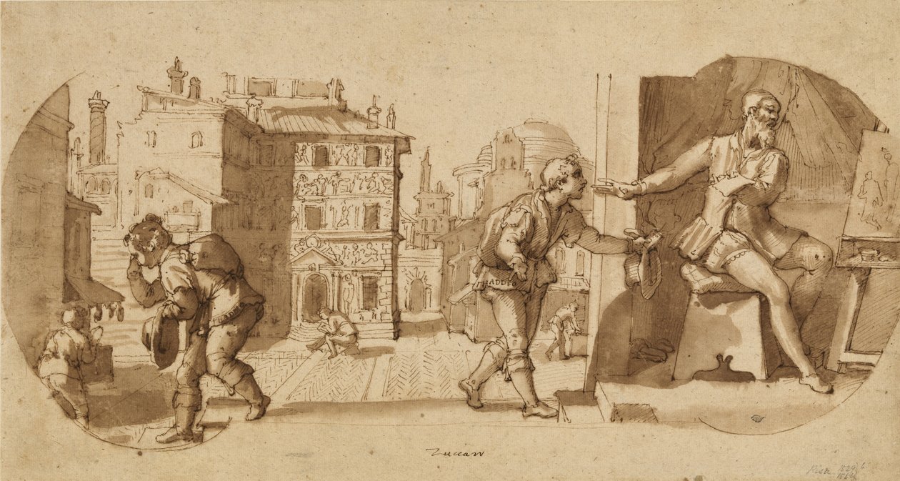 Episodio de la vida de Taddeo Zuccaro de Federico Zuccaro