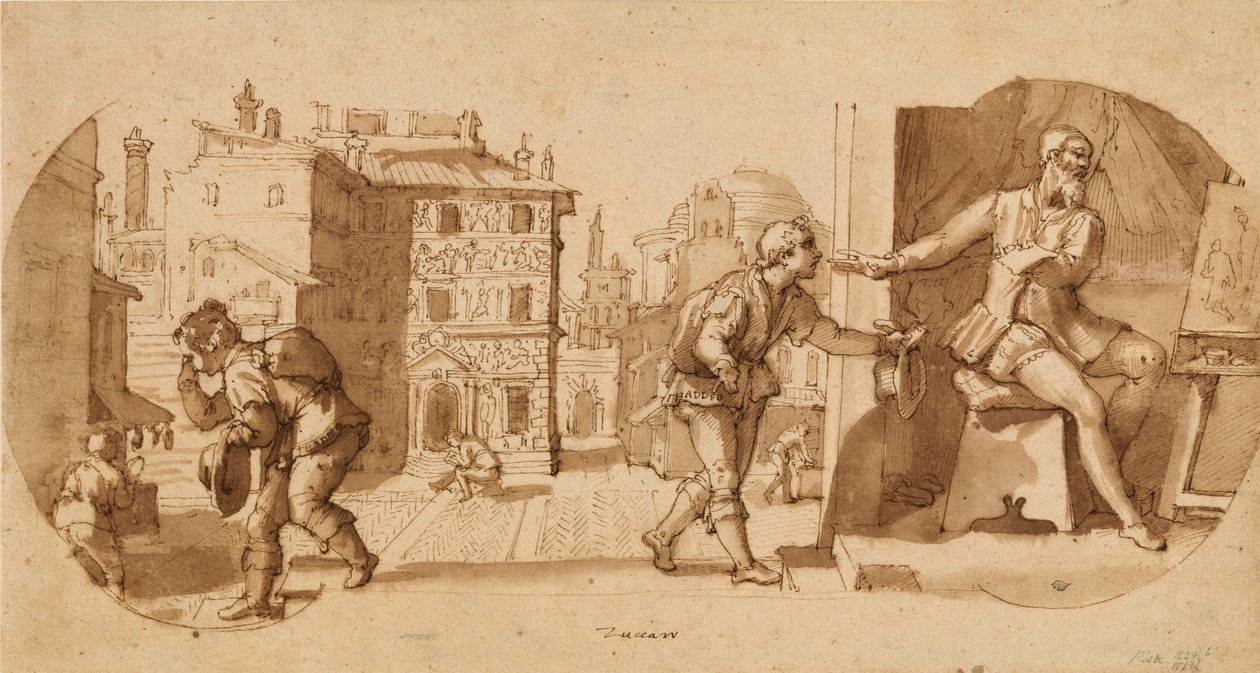 Episodio de la vida de Taddeo Zuccaro de Federico Zuccaro