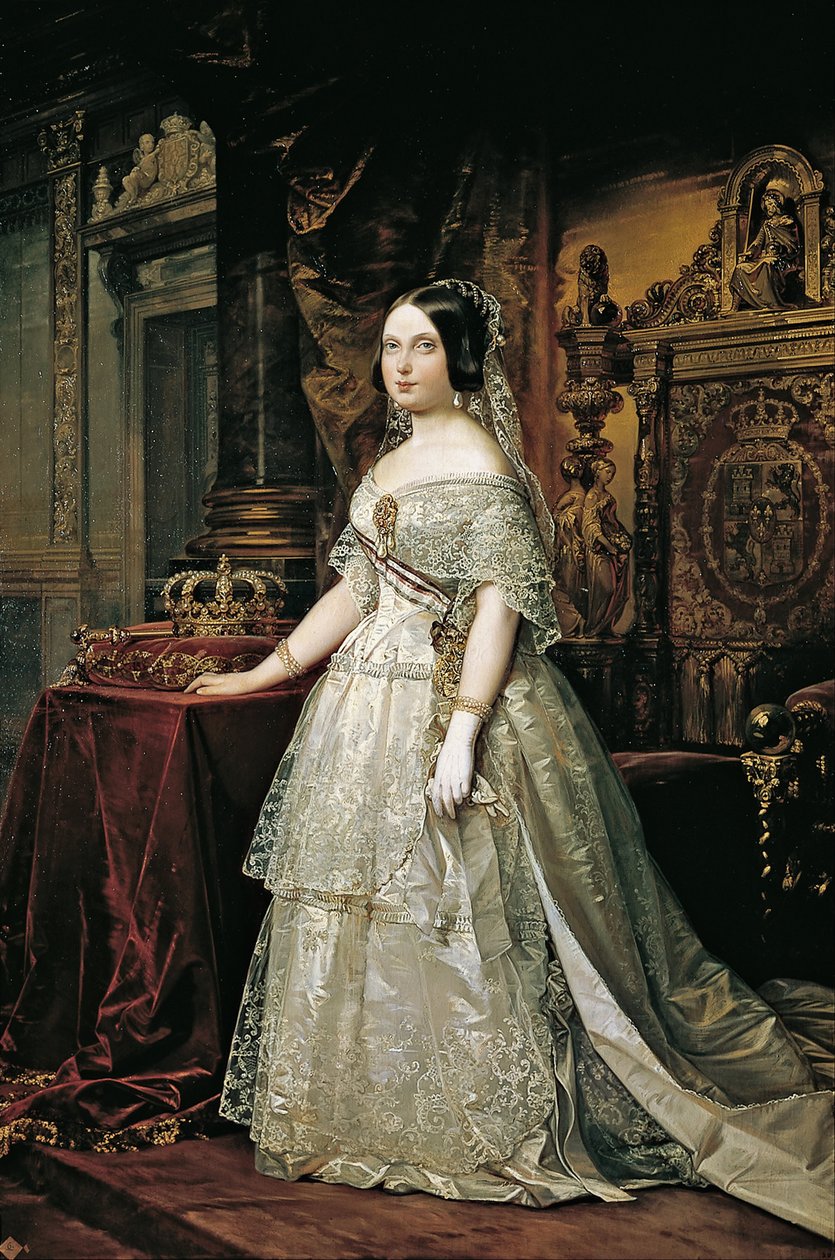 Isabel II de España de Federico de Madrazo y Kuntz