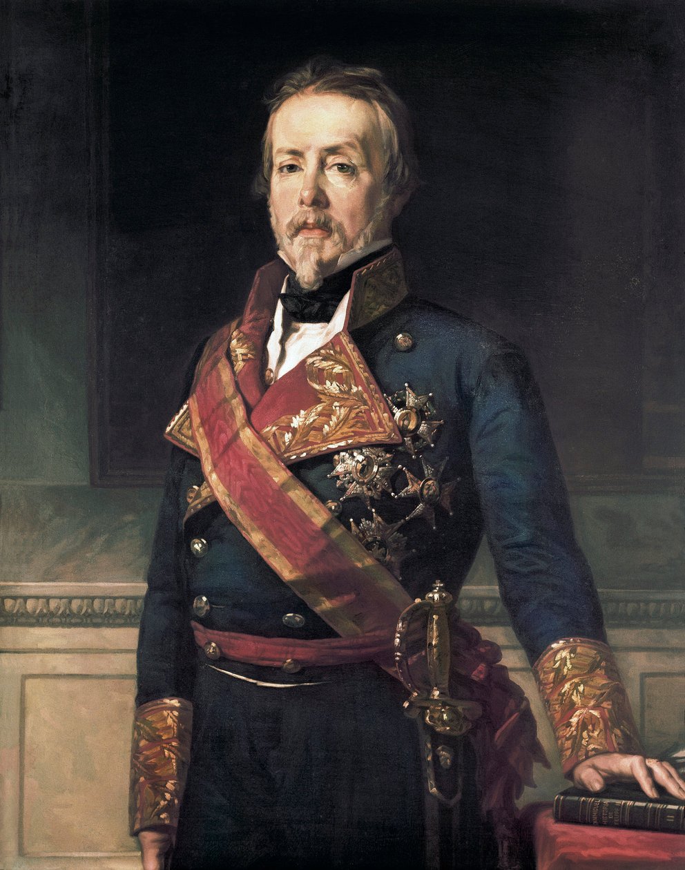 Retrato de Evaristo Fernández de San Miguel y Valledor (1785-1862), noble y político militar español de Federico de Madrazo y Kuntz