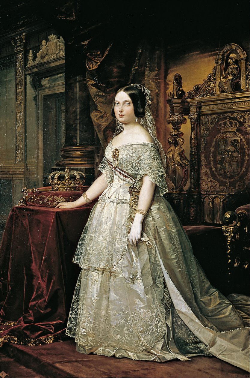 Retrato de Isabel II de España de Federico de Madrazo y Kuntz