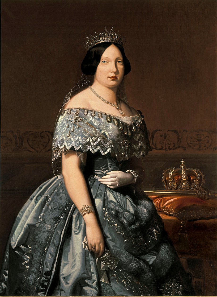 Reina Isabel II de España de Federico de Madrazo y Kuntz