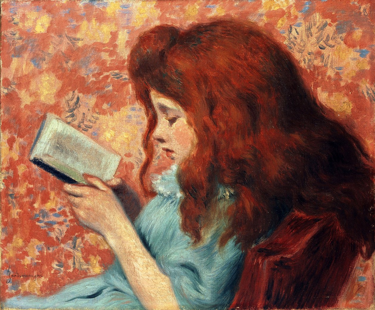 Niña pelirroja de Federigo Zandomeneghi