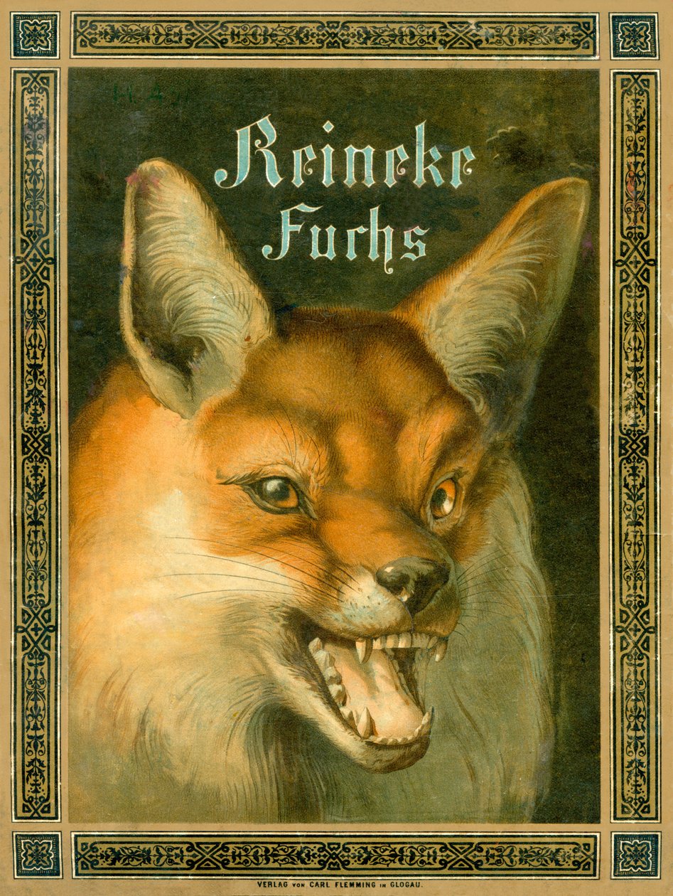 Portada de "Reynard el zorro" o "Reineke Fuchs". de Fedor Alexis Flinzer