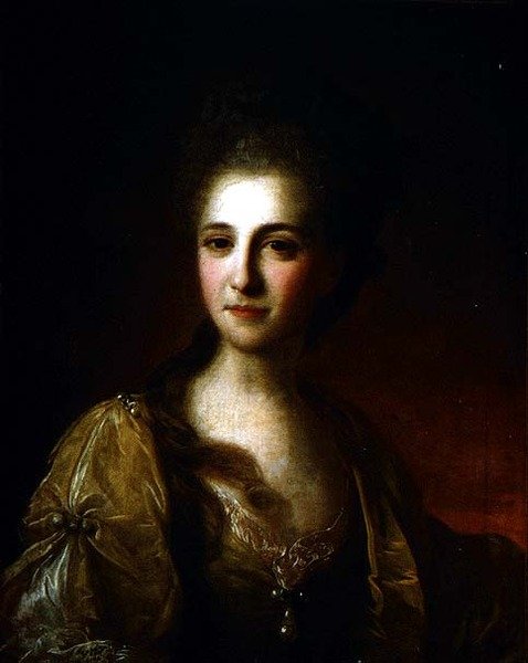Retrato de una Mujer Desconocida, c.1770 de Fedor Stepanovich Rokotov