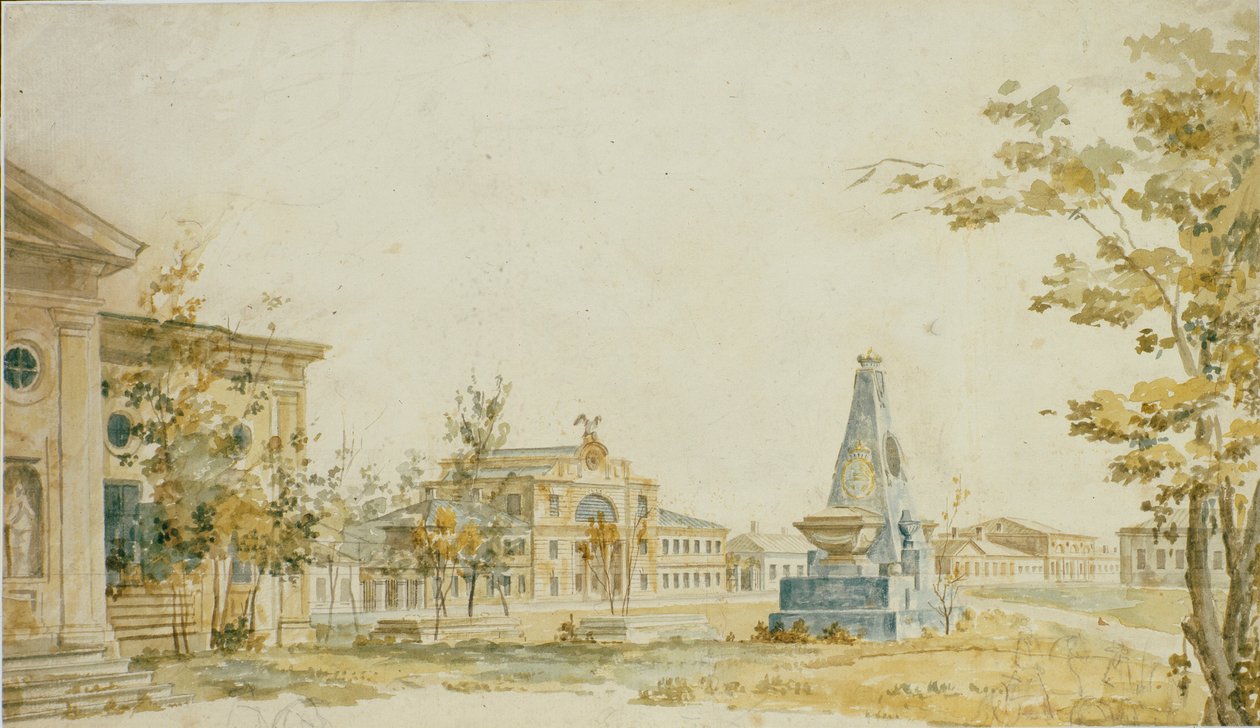 La Plaza en Jersón, 1797 de Fedor Yakovlevich Alekseev