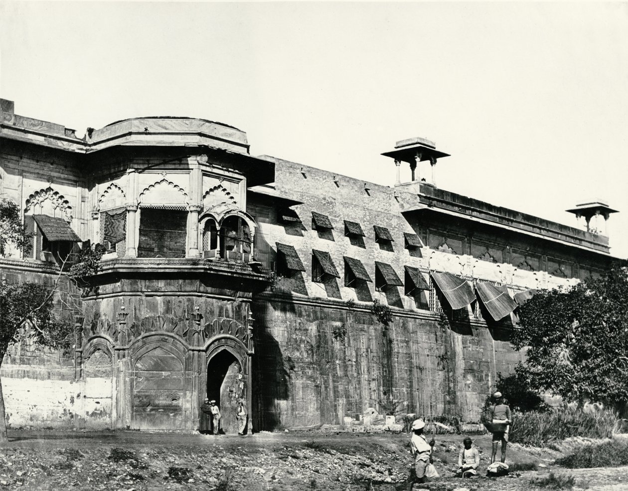 Palacio, Delhi, c.1858 de Felice Beato