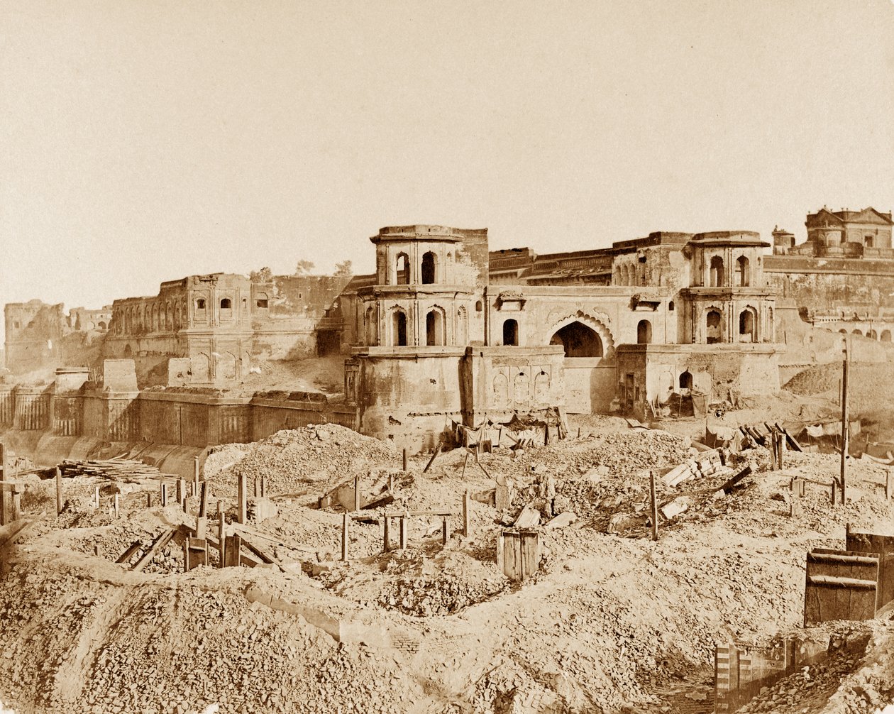 El Munchee Bau o Ciudadela Vieja de Lucknow de Felice Beato