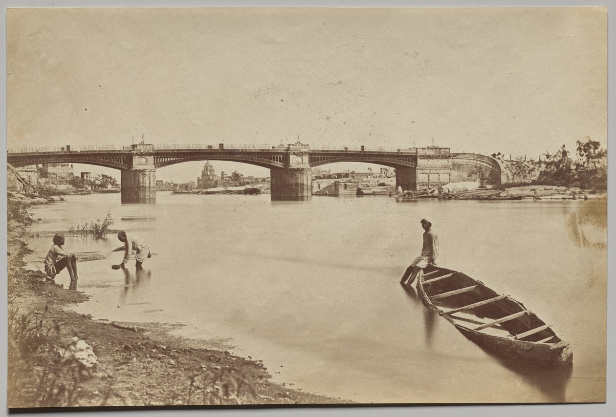 el puente de hierro de Felice A. Beato