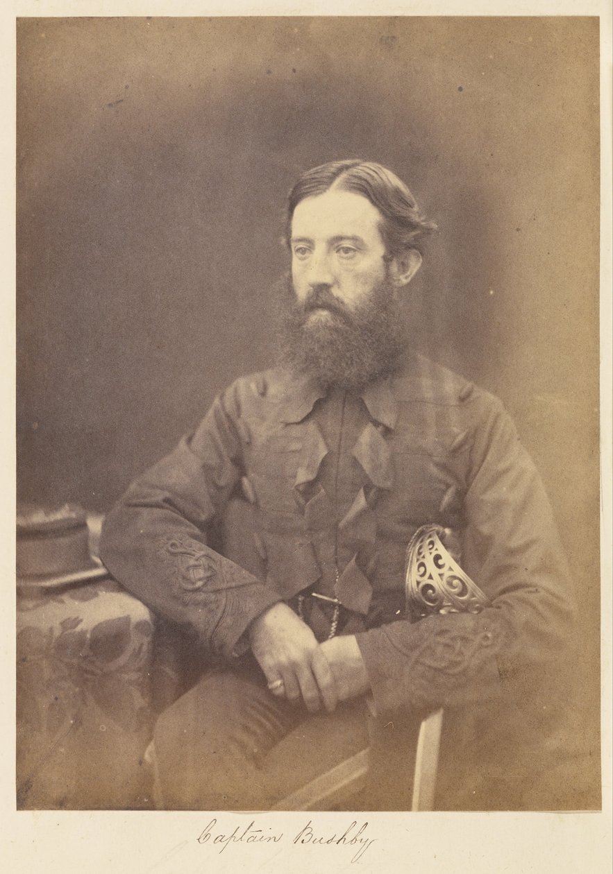Capitán Bushby de Felice Beato