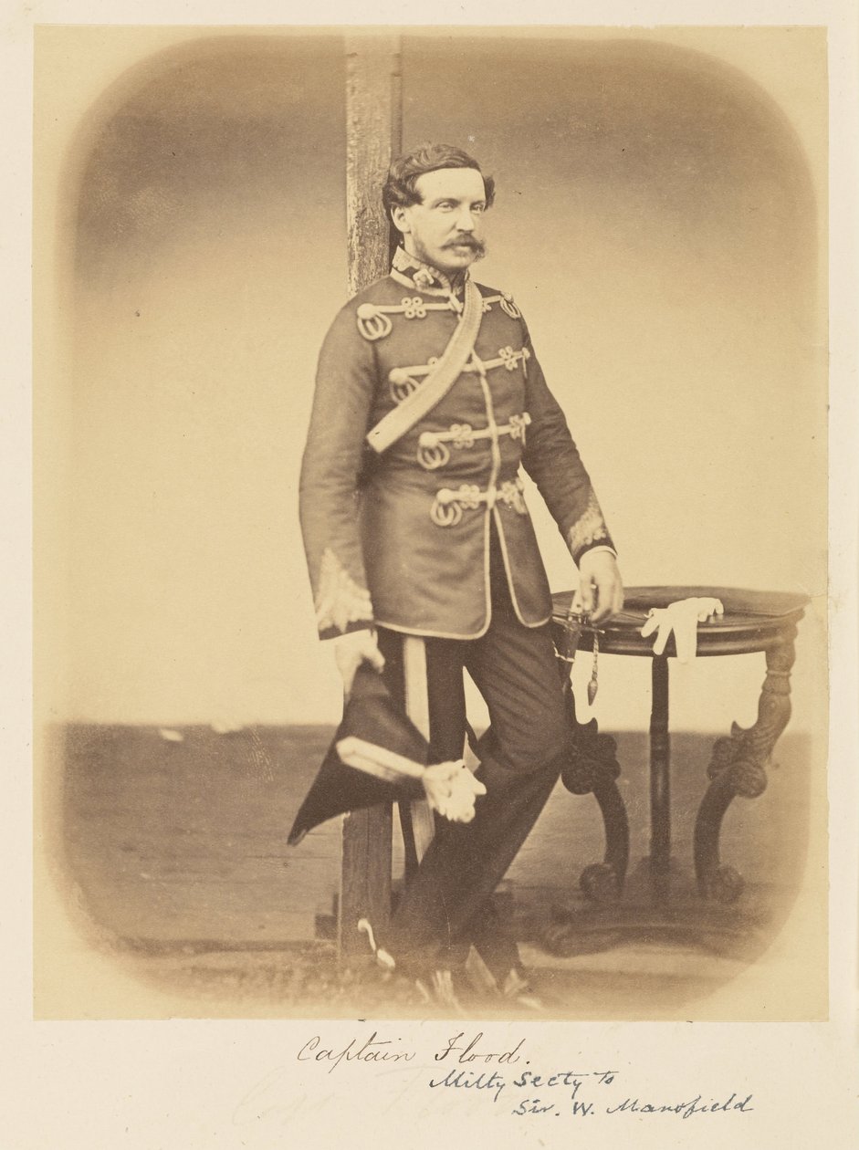 Capitán Flood, Secretario Militar de Sir W. Mansfield de Felice Beato
