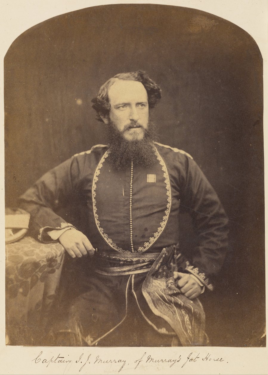 [Capitán J.F. Murray del Caballo Gordo de Murray] de Felice Beato