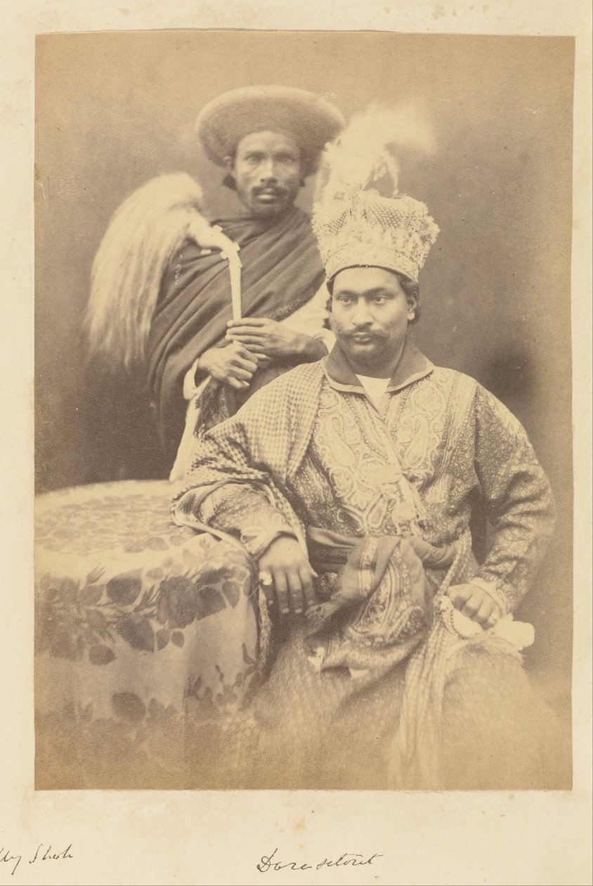 [Doresetoter, hijo de Umjud Ally Shah, y su sirviente] de Felice Beato