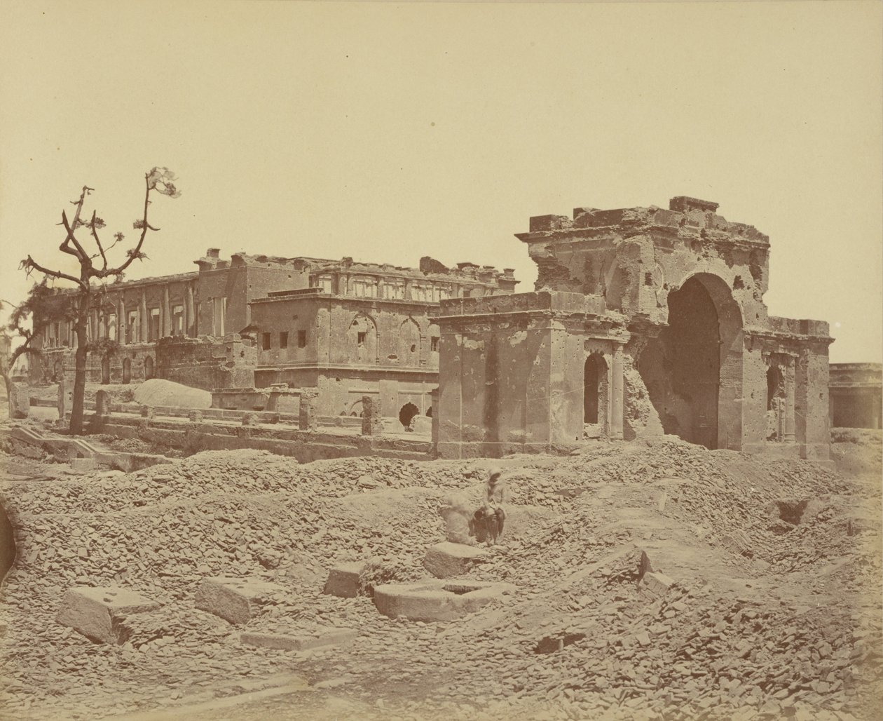 Puerta y Salón de Banquetes, Lucknow de Felice Beato